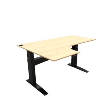 Conset - Hæve-/sænkebord 180x120 cm, venstre