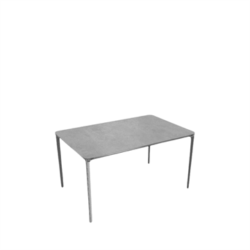 Slim spisebord 140x90 cm, keramik