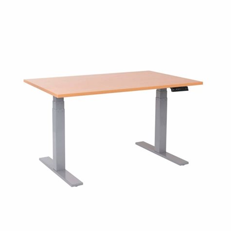 Slot Hæve sænkebord Corporate 80×140 cm, alu stel
