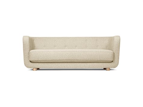 Audo Copenhagen Vilhelm Sofa Sacho nul 0001, med Vegetabilske læderknapper