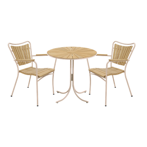 Mandalay Marguerit cafésæt Ø70 - taupe
