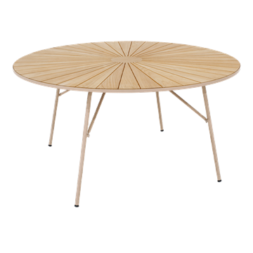 Mandalay Marguerit havebord Ø140 - taupe