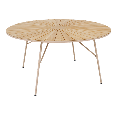 Mandalay Marguerit havebord Ø140 - taupe