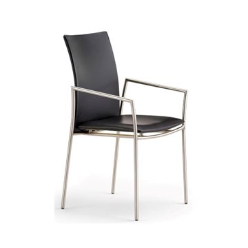 SM49 spisebordsstol m. armlæn fra Skovby, tekstil 