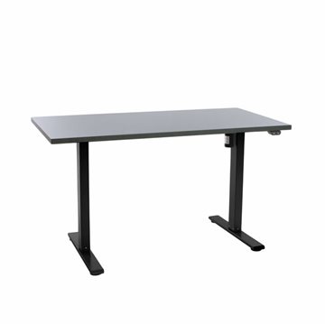 Slot hæve sænkebord Operator 70×140 cm, sort stel