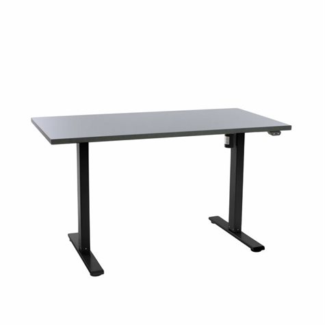 Slot hæve sænkebord Operator 70×140 cm, sort stel