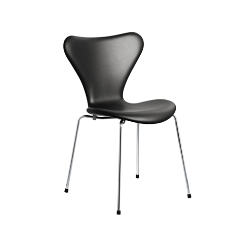 7\'er stol, fuldpolstret sort Essential læder (3107)