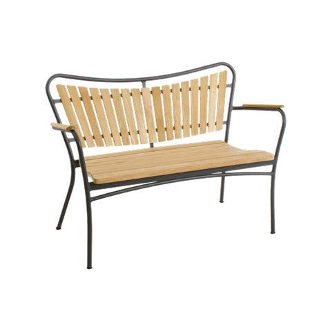Mandalay Marguerit havebænk L112 Antracit