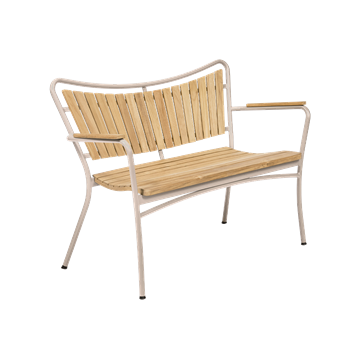 Mandalay Marguerit havebænk L112 - taupe