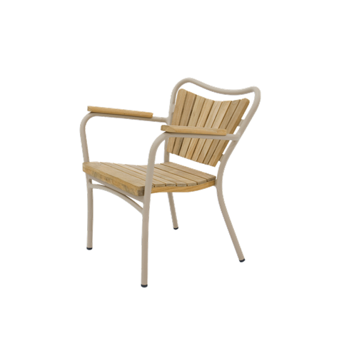 Mandalay Marguerit kids stol - taupe