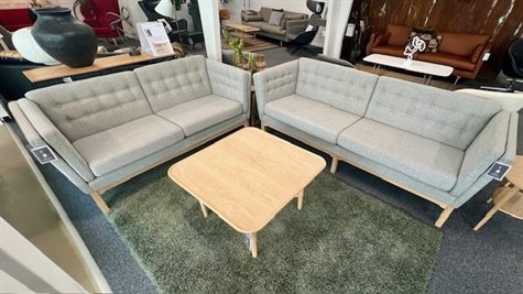 Nielaus AH 70 sofa 3+2.5 personers, med stofbetræk, Focus Royal 60509