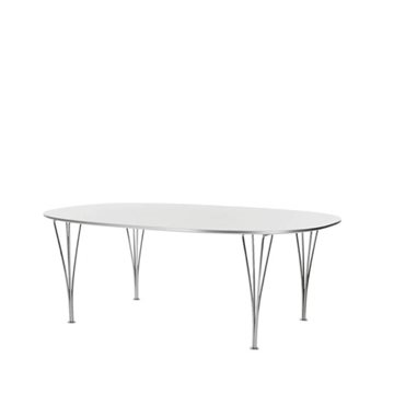 Fritz Hansen - Super-Ellipse bord (B614) af Piet Hein, 240x120 cm