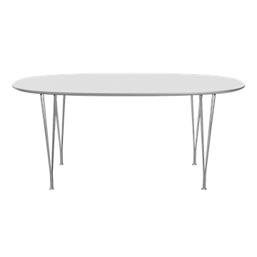 Fritz Hansen - Super-Ellipse bord (B616) af Piet Hein, 170x100 cm