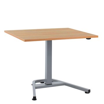 Slot hæve sænkebord Trainee 80×100 cm, alu stel