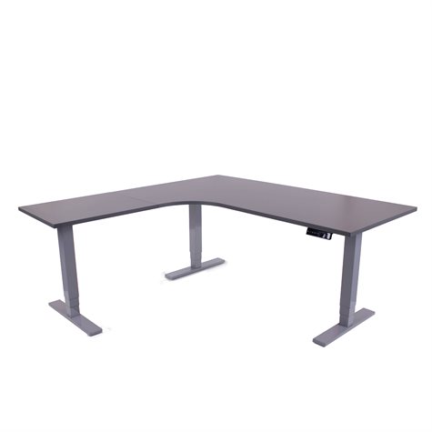 Slot Hjørne hæve sænkebord Corporate 160×180 cm, alu stel