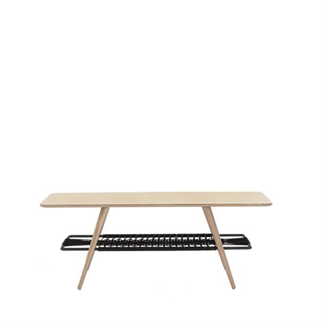 Andersen Furniture  C7 sofabord m. hylde fra Andersen Furniture, 120x50 cm (2-3500)