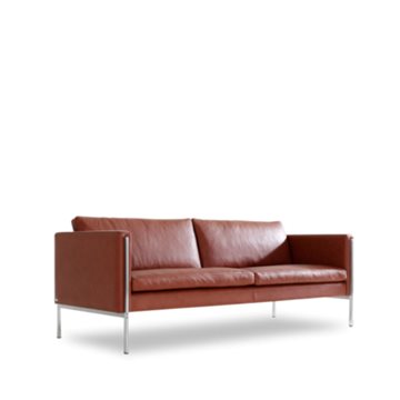 Capri sofa m. smalt og højt armlæn, 3,5-personers