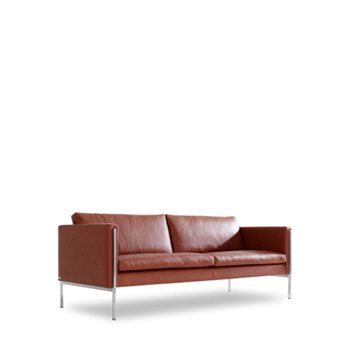Capri sofa m. smalt og højt armlæn, 3-personers