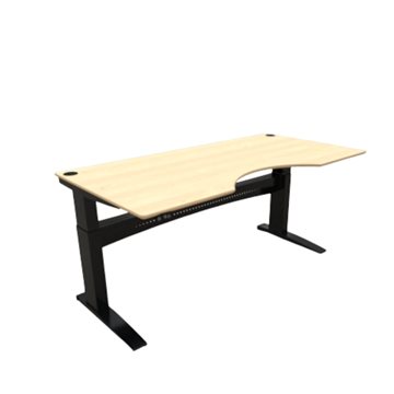 Hæve-/sænkebord 200x100 cm