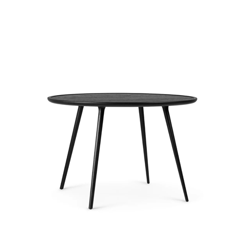Mater Accent spisebord Ø110 i sortlakeret eg