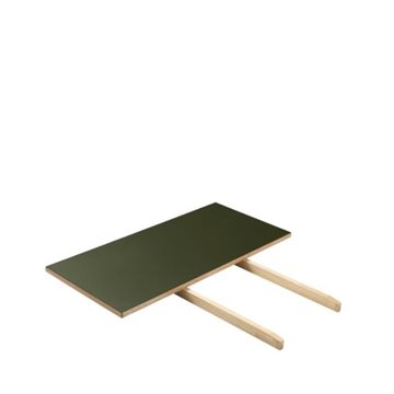 C35S tillægsplade til C35C-spisebordet i bøg og eg eller eg og linoleum, 45 cm (stor)