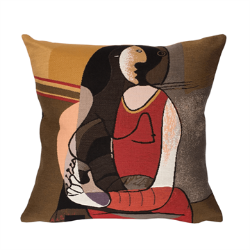 Poulin design Picasso pude (8898), Femme assise, 45x45 cm