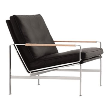 Lange Production - FK 6720 lænestol, læder