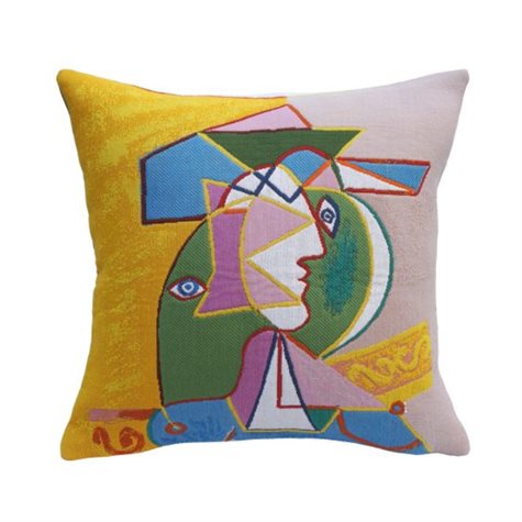 Poulin design Picasso pude (8696), Femme au chapeau, 45x45 cm