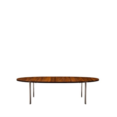 GM 2142 ovalt spisebord med udtræk fra Naver Collection, 200x100 cm