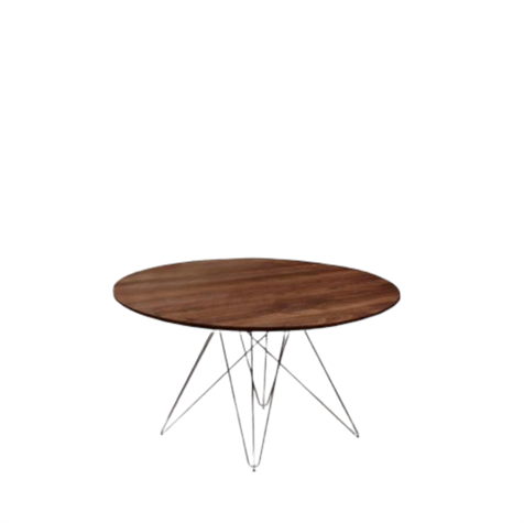 Naver Collection - GM 3880 Spider rundt spisebord med træbordplade, diameter 120 cm