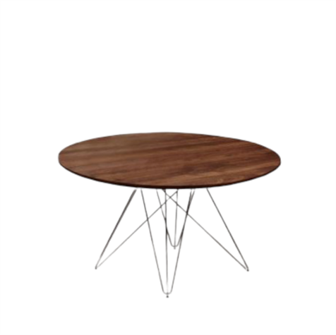 Rundt spisebord model GM 3890 Spider fra Naver Collection, 130 cm diameter 