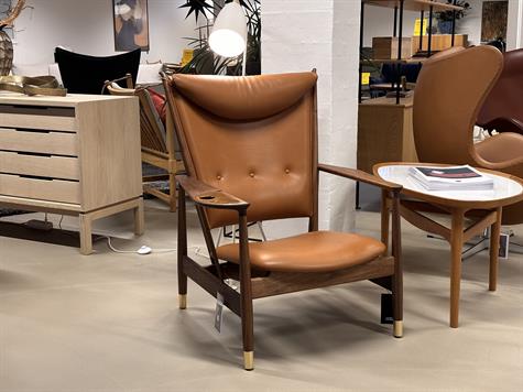 House of Finn Juhl - Whiskystol FJ4880 Læder Elegance Valnød