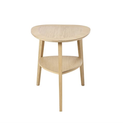 Aakjaer Furniture Sidebord Heart Table hvidolieret eg.