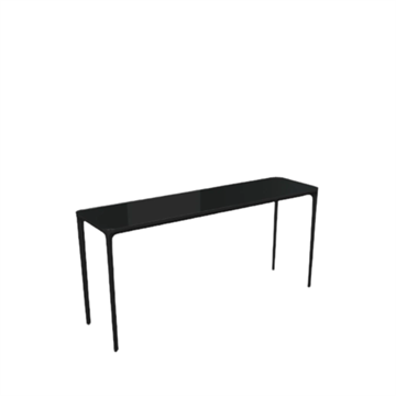 Sovet - Slim konsolbord 160x45 cm, glas
