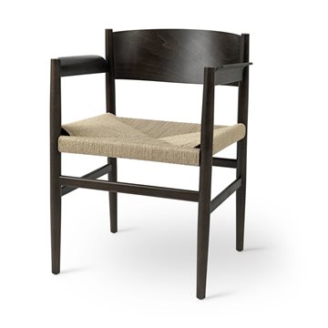 Mater Nestor spisebordsstol sirka grey Naturflet
