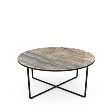 Sovet - Piktor rundt sofabord 80 cm, keramik