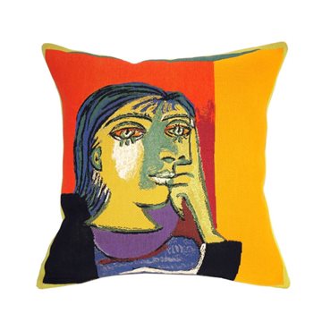 Poulin design Picasso pude (8310), Portræt af Dora Maar, 45x45 cm 