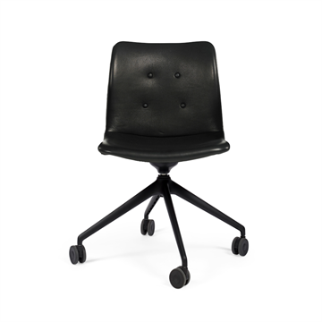 Primum Chair Dynamic m. hjul- og drejestel, tilt og uden armlæn fra Bent Hansen