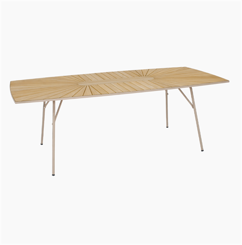 Mandalay Marguerit havebord L200 - taupe
