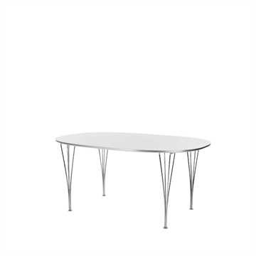 Super-Ellipse bord (B611) af Piet Hein, 135x90 cm