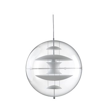 VP 50 Globe m. opalglas af Verner Panton, diameter 50 cm 
