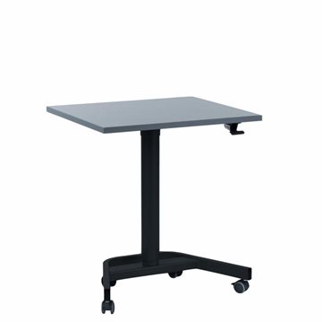 Slot hæve sænkebord Single Lift 70×50 cm, sort stel
