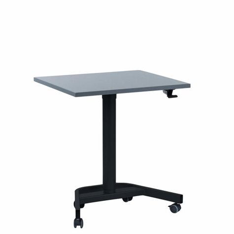 Slot hæve sænkebord Single Lift 70×50 cm, sort stel