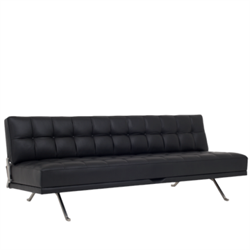 Klassik Studio Constance Daybed i stål og læder.