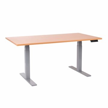 Slot Hæve sænkebord Corporate 80×160 cm, alu stel