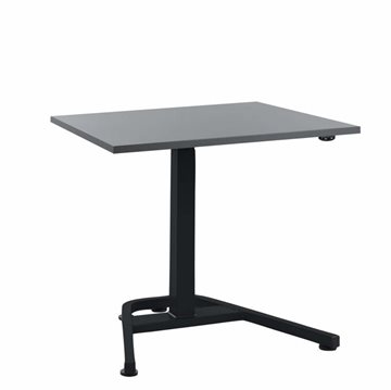 Slot hæve sænkebord Trainee 60×90 cm, sort stel