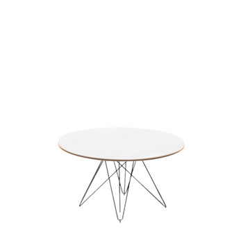 Naver Collection - Rundt spisebord med corian-top model GM 3881 Spider, 120 cm diameter
