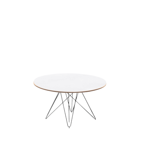 Rundt spisebord med corian-top model GM 3881 Spider, 120 cm diameter