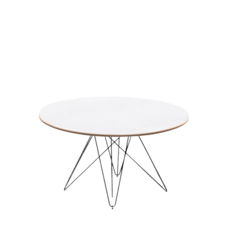 Naver Collection - Rundt spisebord med corian-top model GM 3891 Spider, diameter 130 cm