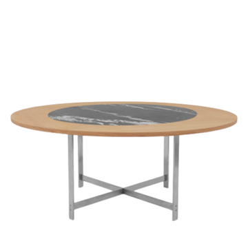 Klassik Studio - JH spisebord, tillægsring i eg eller formica